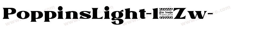 PoppinsLight-l4Zw字体转换