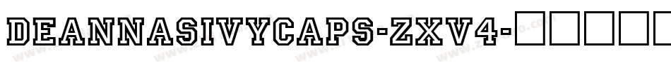 DeannasIvyCaps-zXv4字体转换