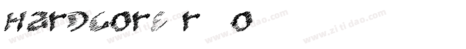 Hardcore-r01O字体转换