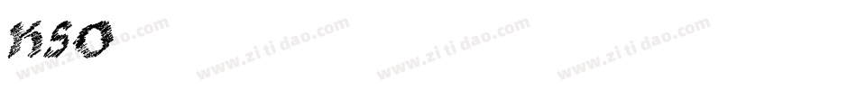 KSO陽炎字体转换