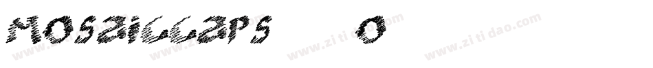 Mosaiccaps-001o字体转换