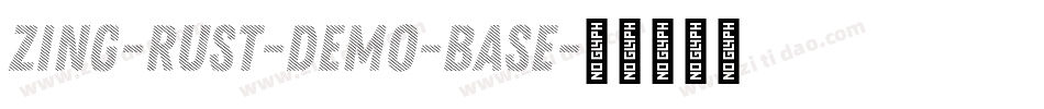 Zing-Rust-Demo-Base字体转换