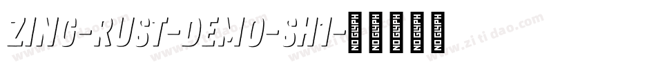 Zing-Rust-Demo-Sh1字体转换