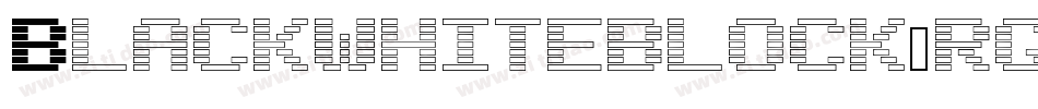 Blackwhiteblock-rg8WK字体转换
