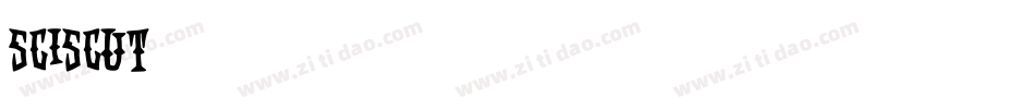 SCISCUT2字体转换