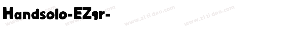 Handsolo-EZ9r字体转换