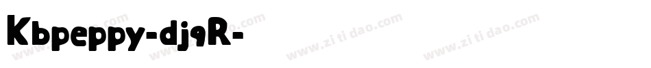 Kbpeppy-dj9R字体转换 Kbpeppy-dj9R字体转换