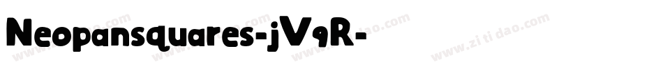 Neopansquares-jV9R字体转换
