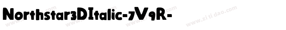 Northstar3DItalic-7V9R字体转换