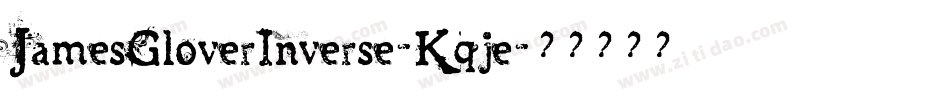 JamesGloverInverse-Kqje字体转换