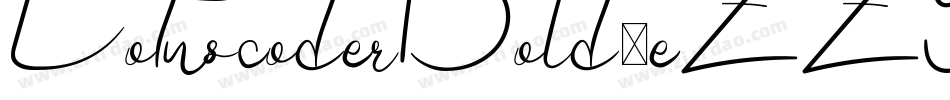 LotuscoderBold-eZZYn字体转换