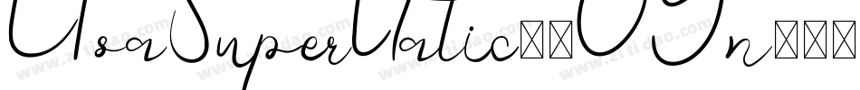 UsaSuperItalic-9OYn字体转换
