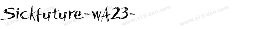 Sickfuture-wA23字体转换