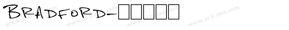 Bradford字体转换