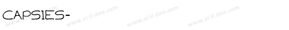 Capsies字体转换