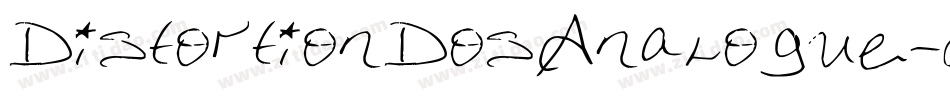 DistortionDosAnalogue-qMA2字体转换