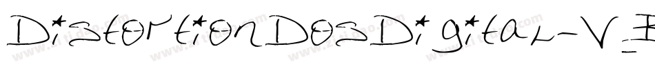 DistortionDosDigital-VBDz字体转换
