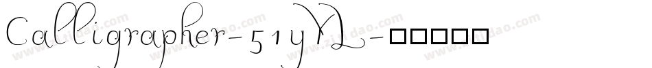 Calligrapher-51yYL字体转换