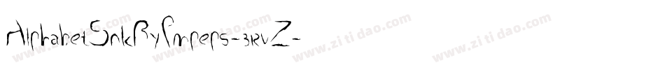 AlphabetSnkByPmpeps-3rvZ字体转换