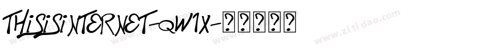 ThisIsInternet-qW1x字体转换