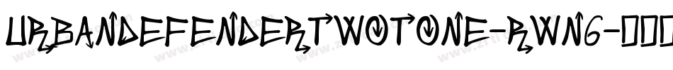 UrbanDefenderTwotone-RWn6字体转换