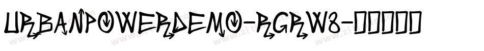 UrbanPowerDemo-rgrw8字体转换
