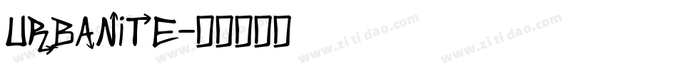 Urbanite字体转换
