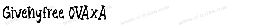Givenyfree-OVAxA字体转换