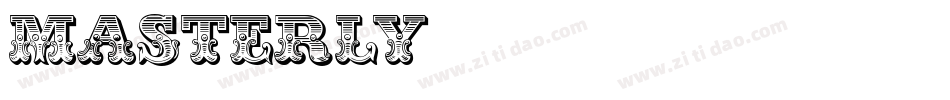 Masterly字体转换