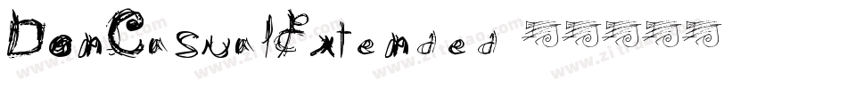 DonCasualExtended字体转换