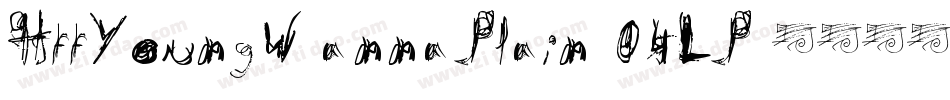 HffYoungWannaPlain-04LP字体转换