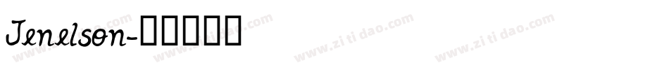 Jenelson字体转换
