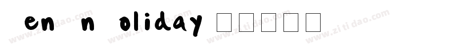 KenOnHoliday字体转换