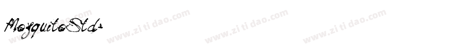 MosquitoStd字体转换