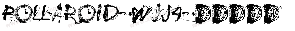Pollaroid-WjJ4字体转换