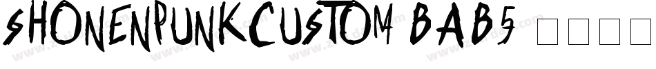 ShonenPunkCustom-BaB5字体转换
