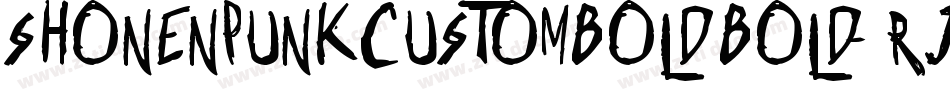 ShonenPunkCustomBoldBold-RJK3字体转换