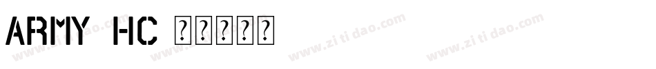 ARMY_HC字体转换