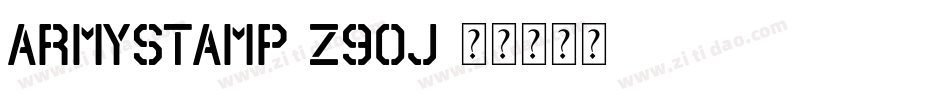 Armystamp-Z9OJ字体转换