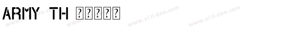army_th字体转换