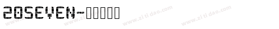 20SEVEN字体转换
