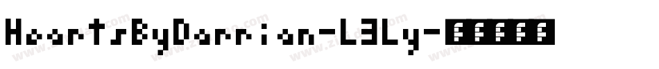 HeartsByDarrian-L3Ly字体转换