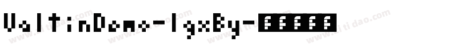 ValtinDemo-lgxBy字体转换