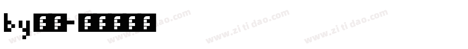 by字体字体转换