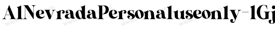 AlNevradaPersonaluseonly-1GjvL字体转换