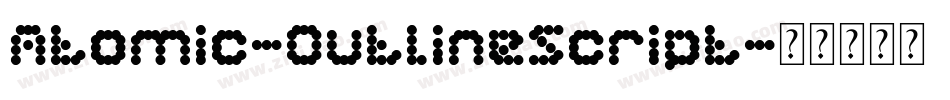 Atomic-OutlineScript字体转换