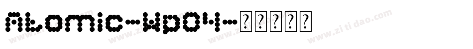 Atomic-WpO4字体转换
