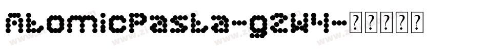 AtomicPasta-g2W4字体转换