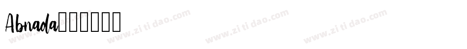 Abnada字体转换