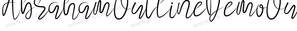 AbrahamOutlineDemoOutline-ywYMM字体转换